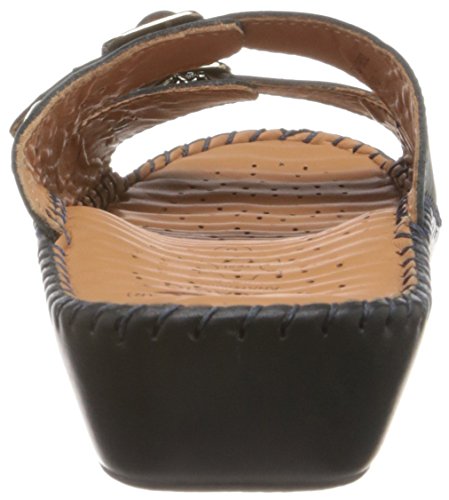 Scholl Women's Leather Sandals - Blue - Image 4