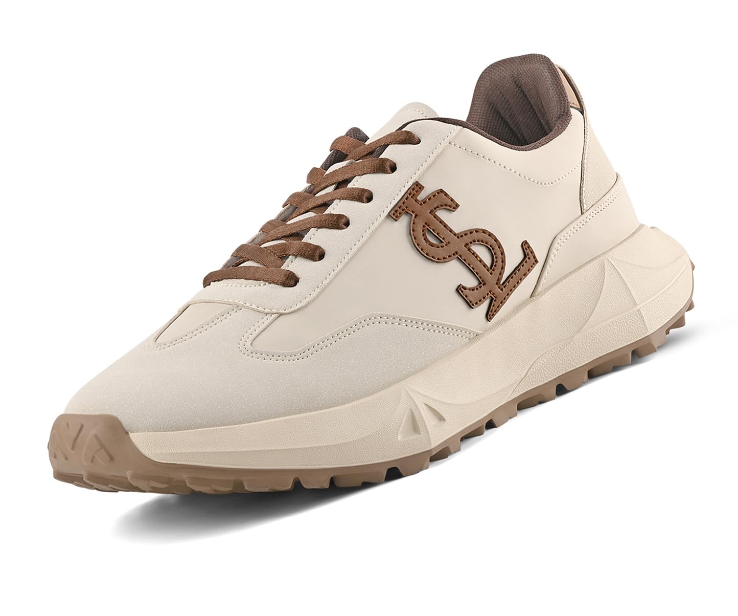LOUIS STITCH Beige Sneaker for Men