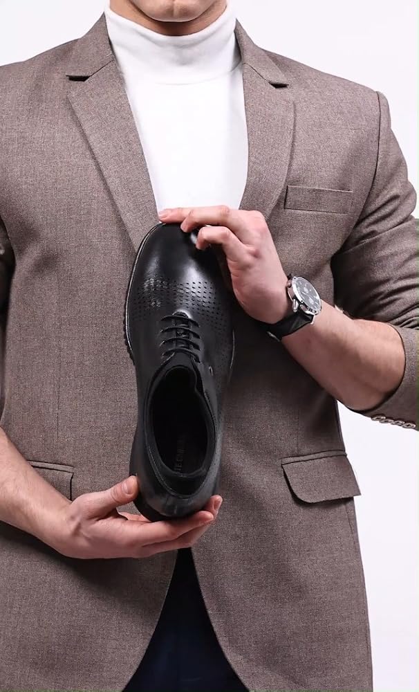 Monte Carlo Mens Leather Casual Shoes - Image 4