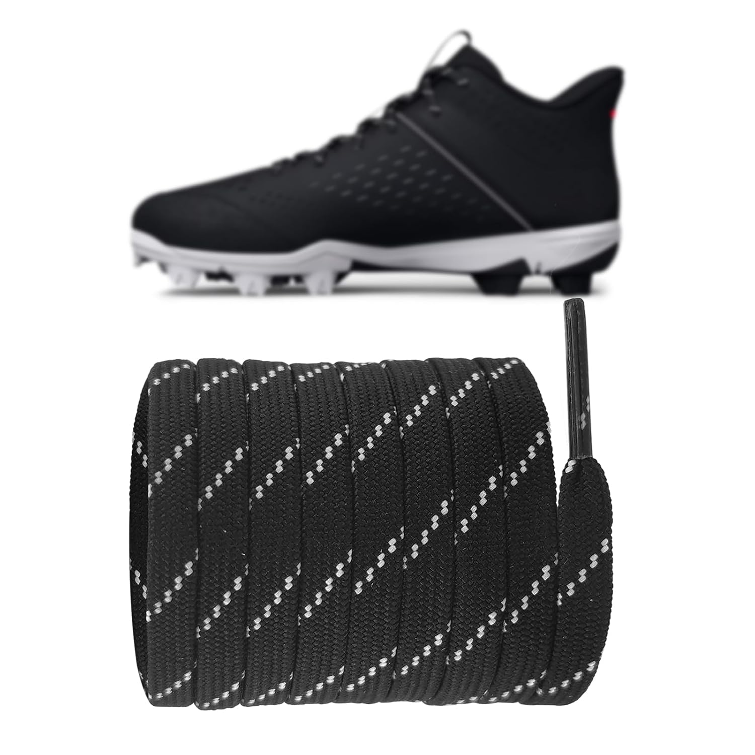 Under Armour Baseball Cleat Shoe Laces - 6mm Flat