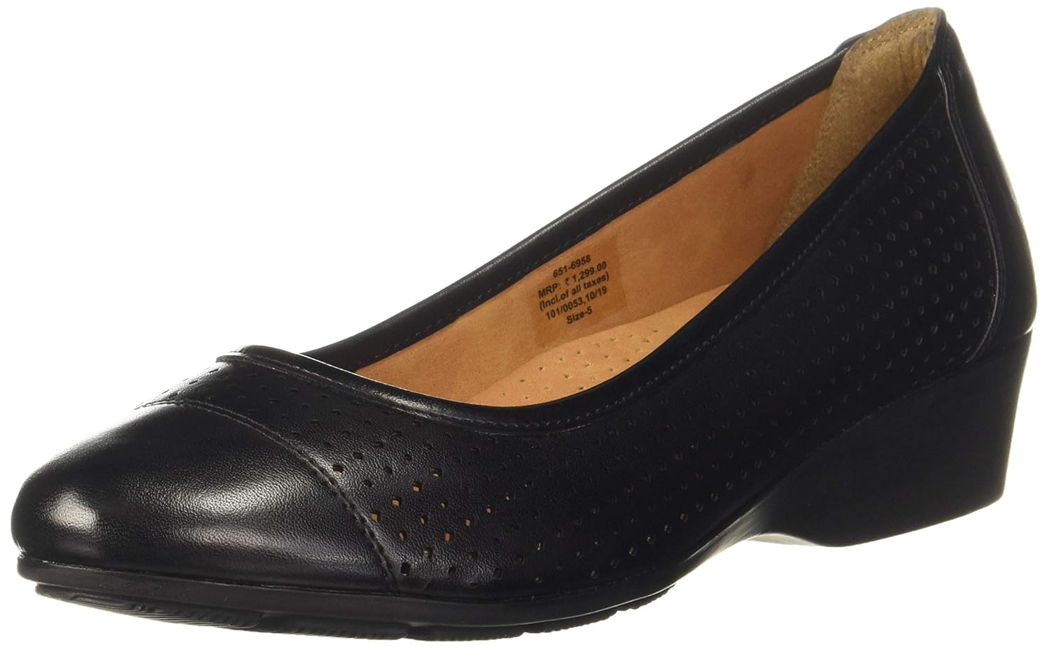 Bata Women's Wedge Heel Ballerina