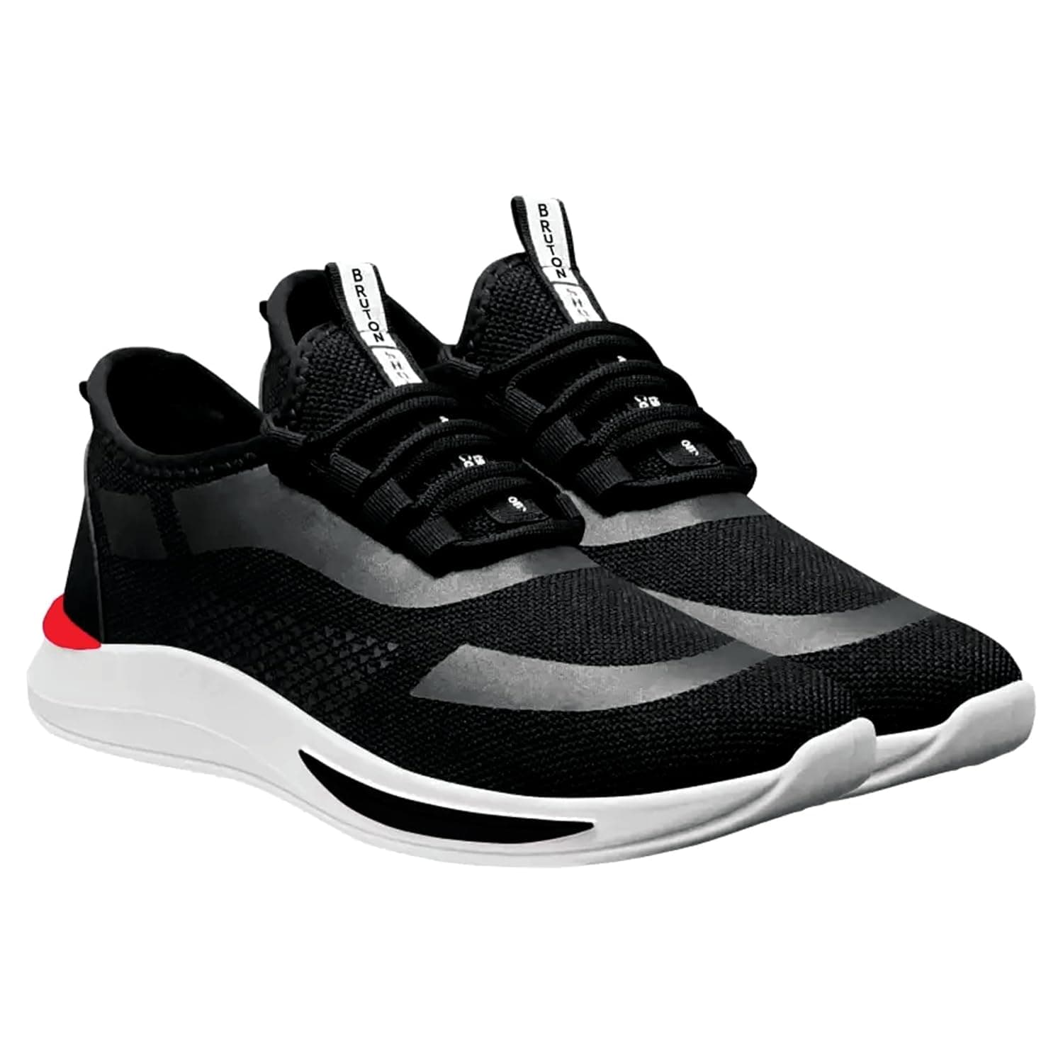 BRUTON Running Shoes Sport Shoe for Men & Boys - Black