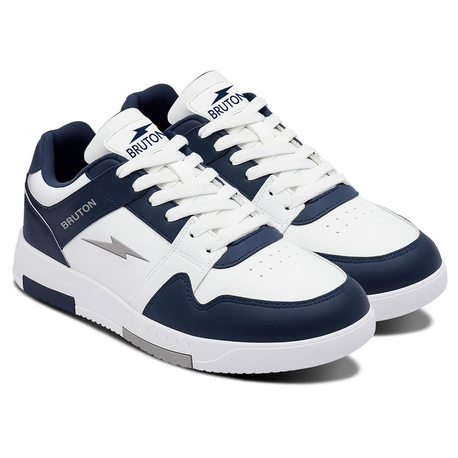 BRUTON Lightweight Sneakers Casual Shoes for Men - White