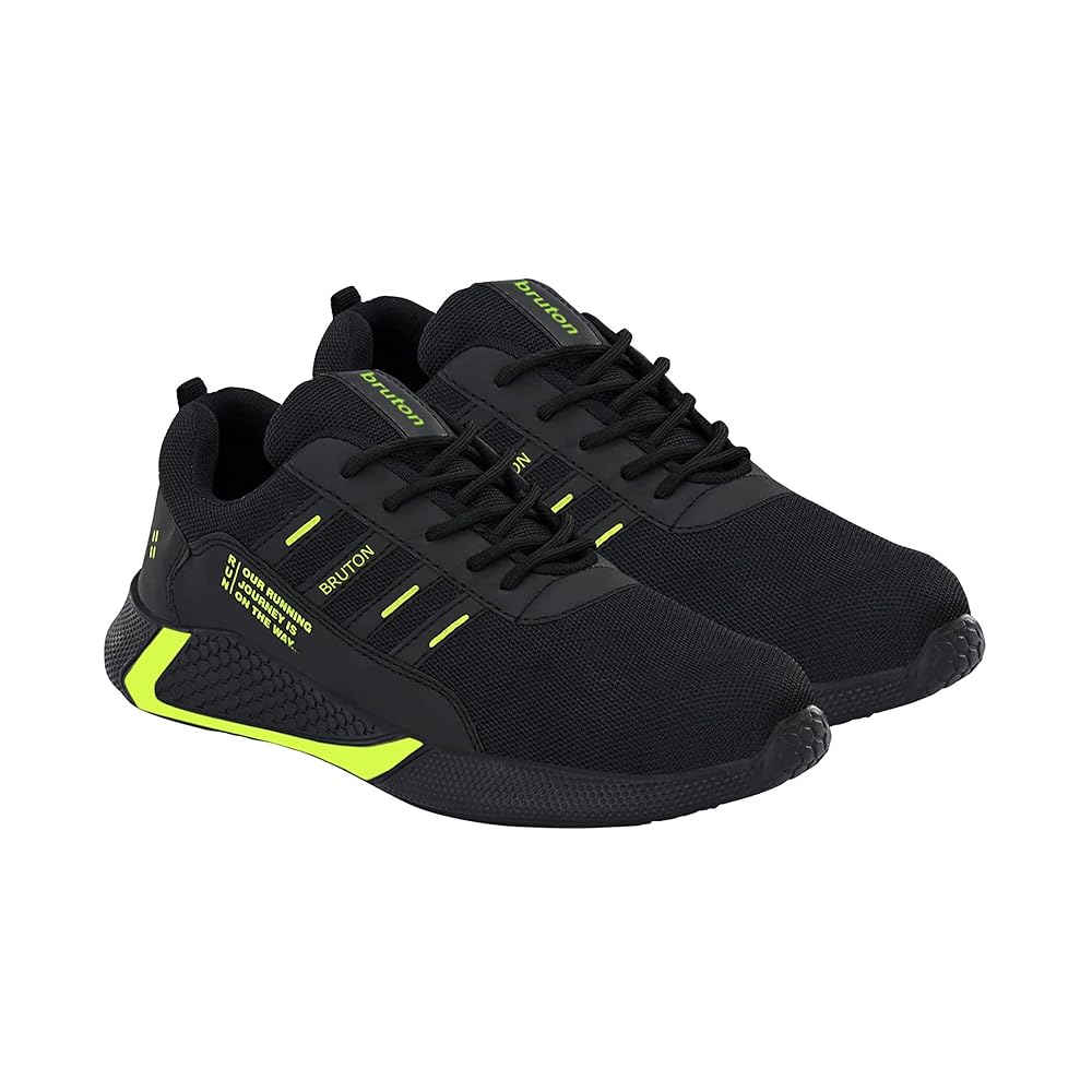 Men's Black PVC Mesh Casual Shoes - Image 4