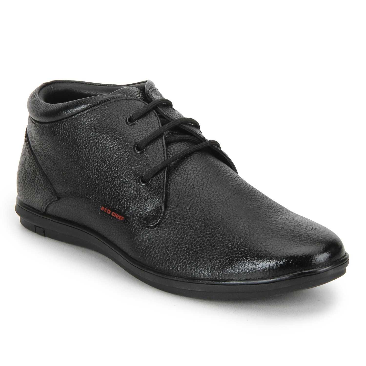 Red Chief Leather Formal Derby Shoes for Men