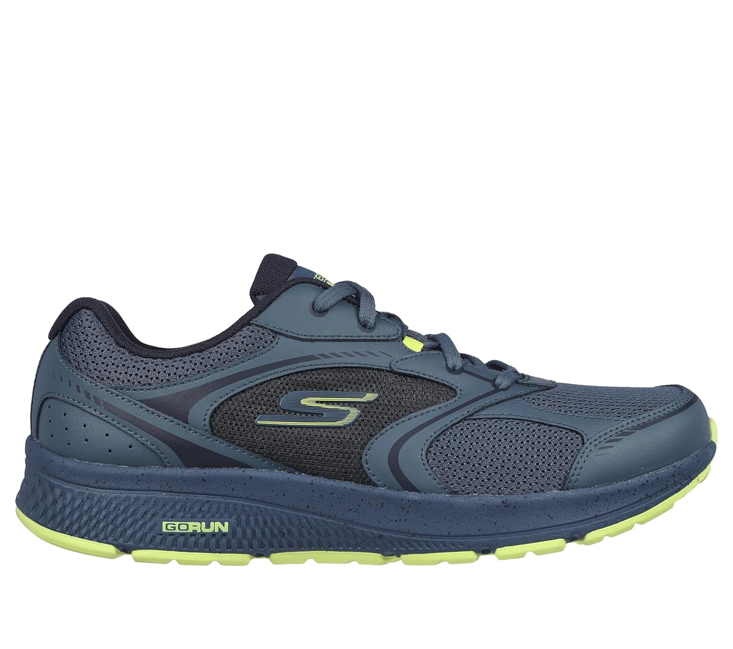 Skechers Men's Running Shoes - Navy/Lime