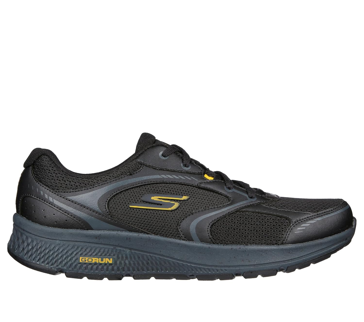 Skechers Men's Running Shoes - Black/Yellow